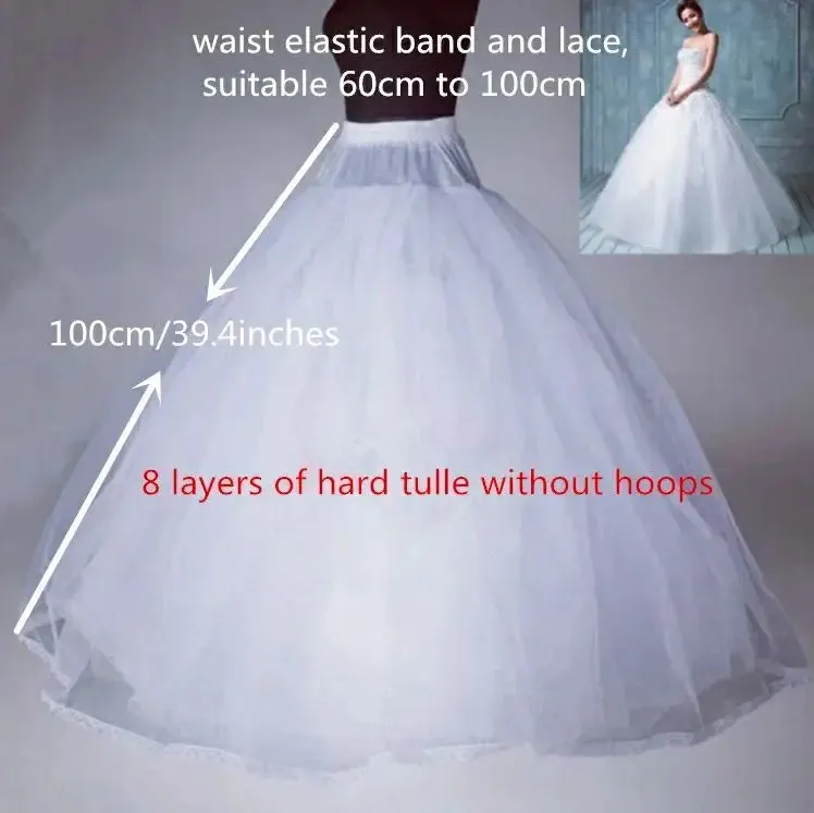 4/6/8 Layers Tulle Petticoat