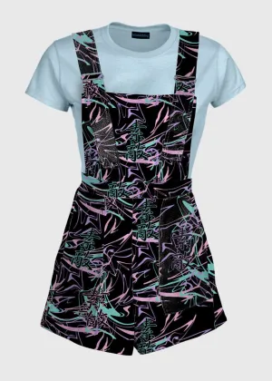 Abstract Black Overalls