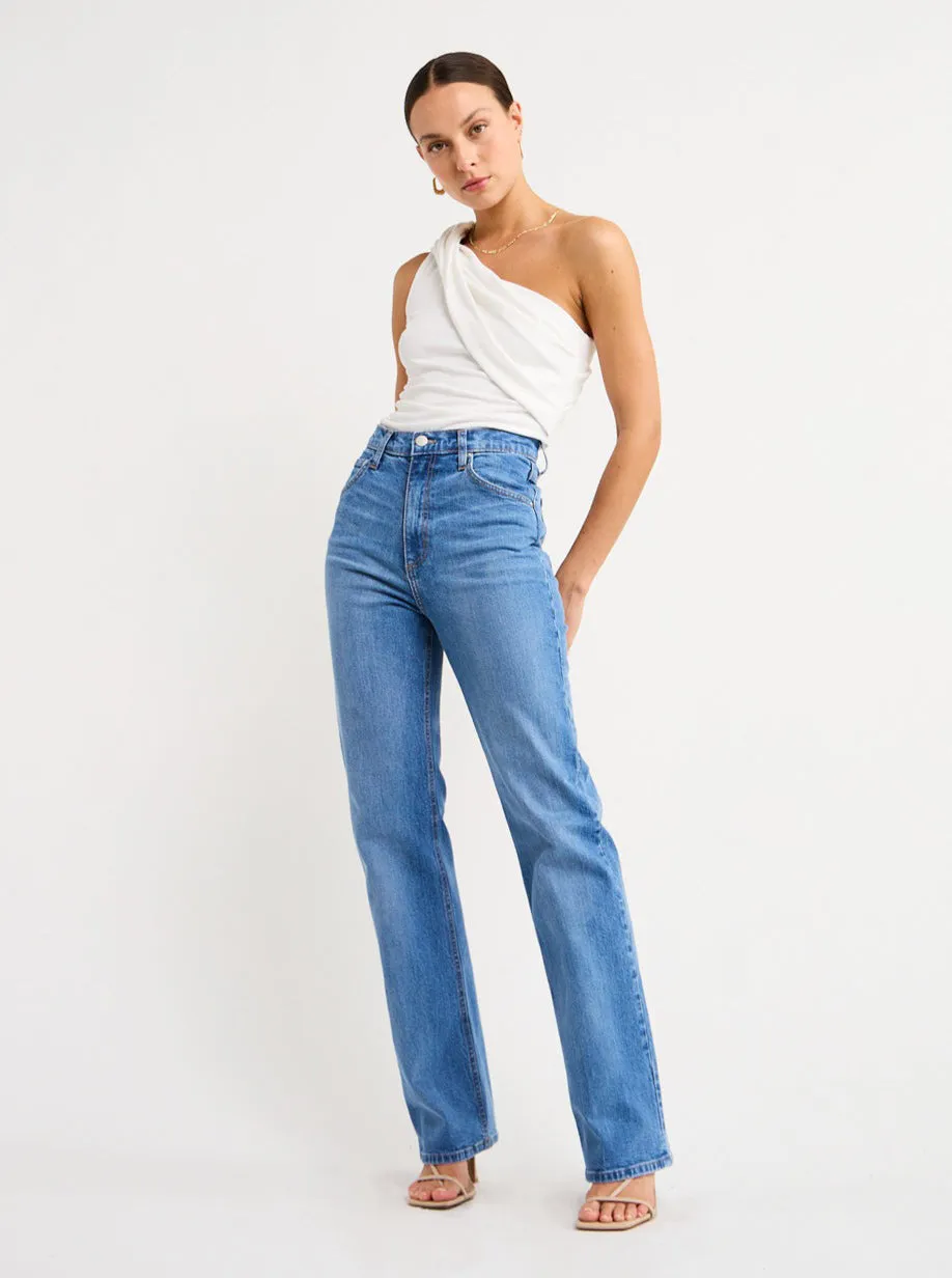 Acler Tompkins Top in Ivory