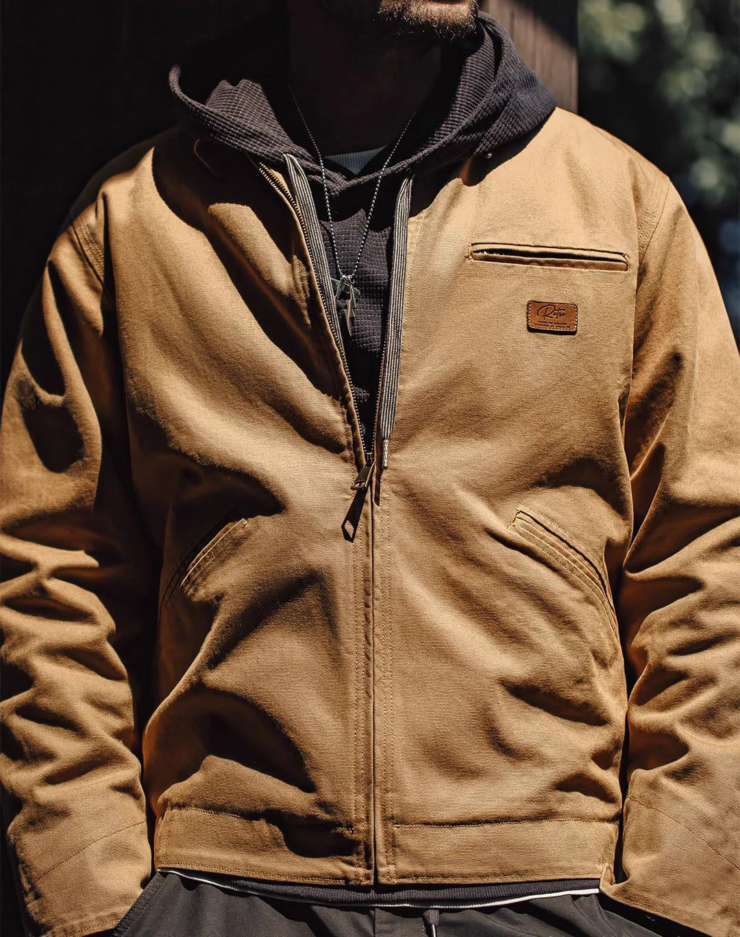 American Retro Detroit Hunting Heavy Canvas Men's Jacket