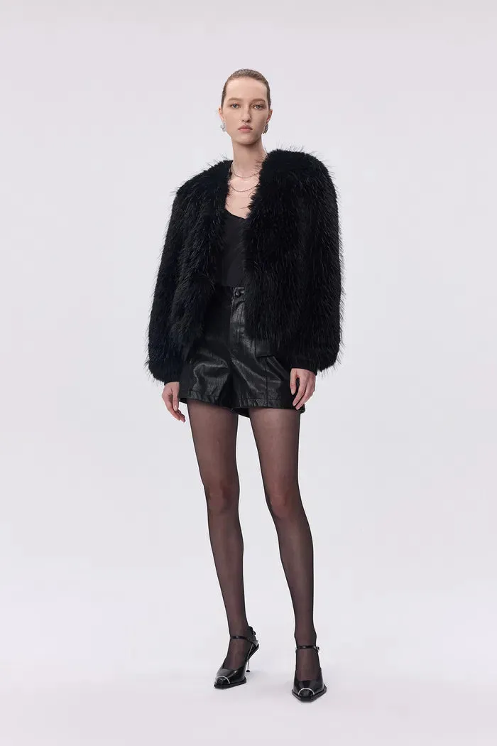 Ariana Jacket in Premium Double Coated Faux Fur