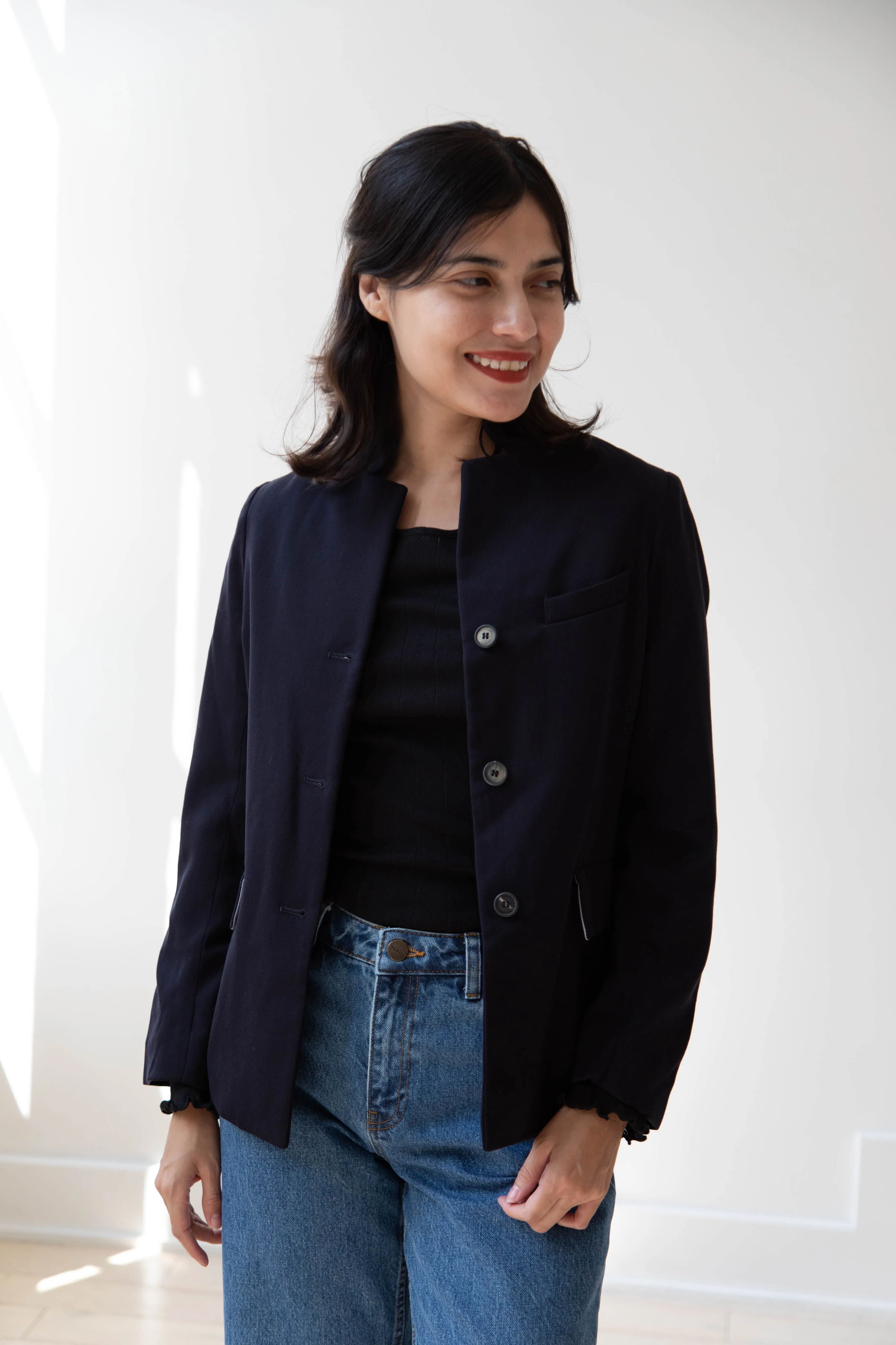 Bergfabel | Giulia Jacket in Navy Wool