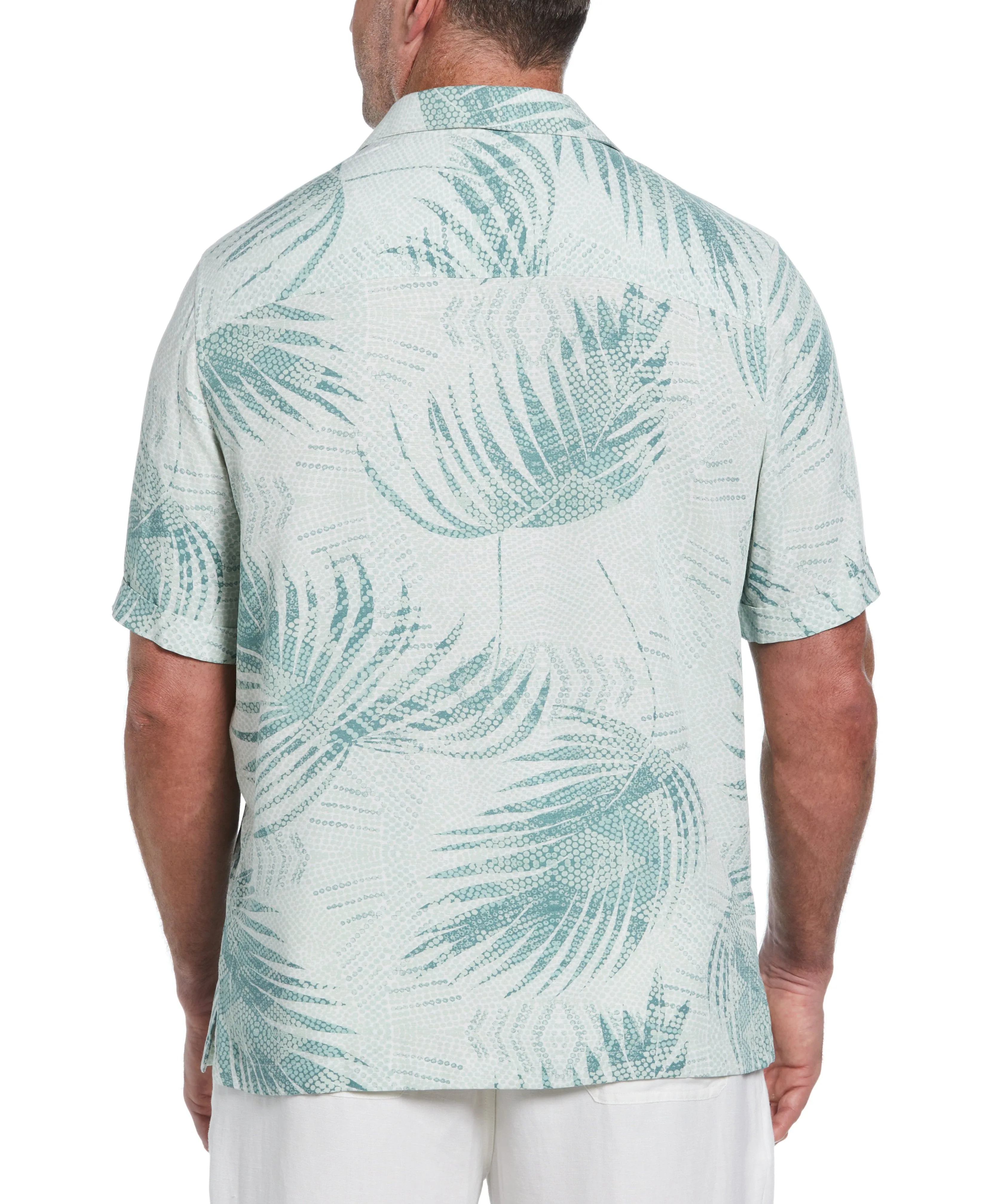 Big & Tall Palm Dotted Print Shirt