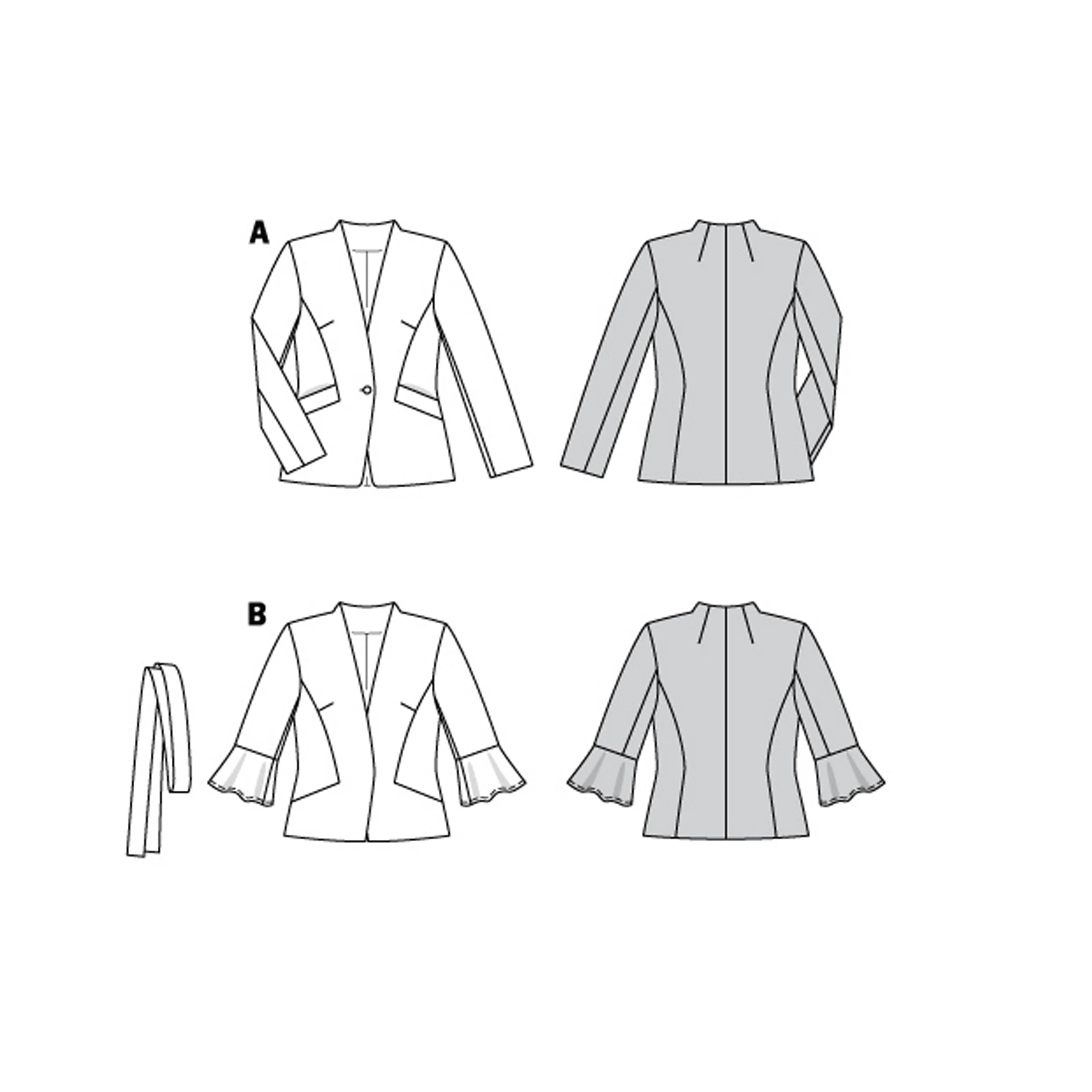 Burda Pattern 6100 Misses' Jacket