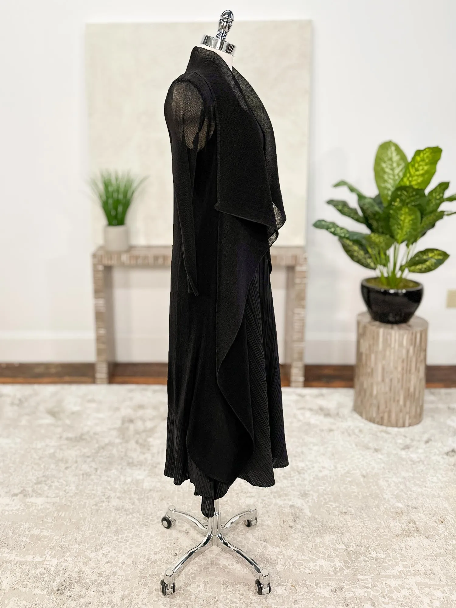 Collare Coat, Black