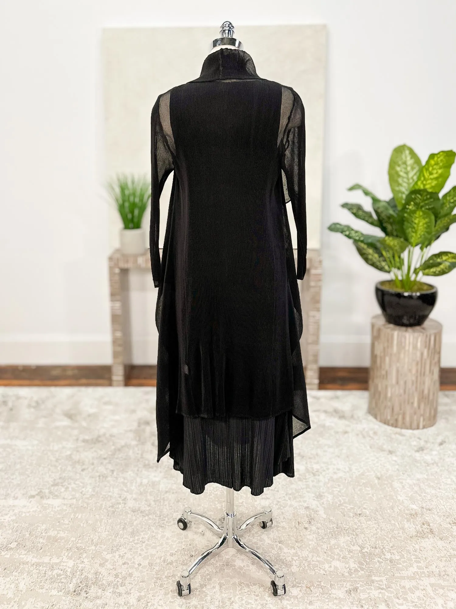 Collare Coat, Black