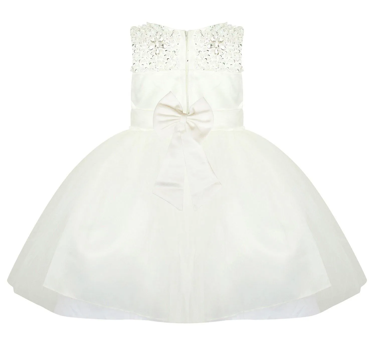 Diamond Sparkle Dress - White - SALE