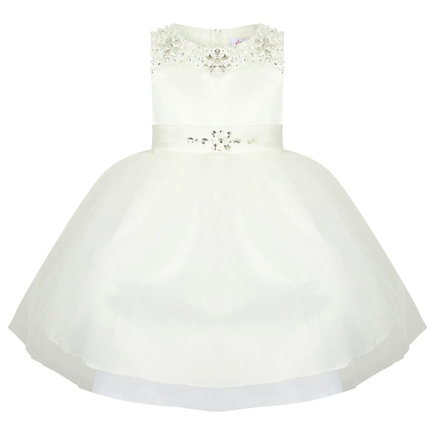 Diamond Sparkle Dress - White - SALE