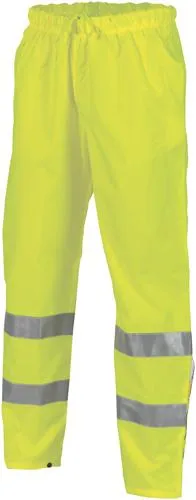 DNC 3872  Hi Vis Day/Night Breathable Rain Pants with Tape