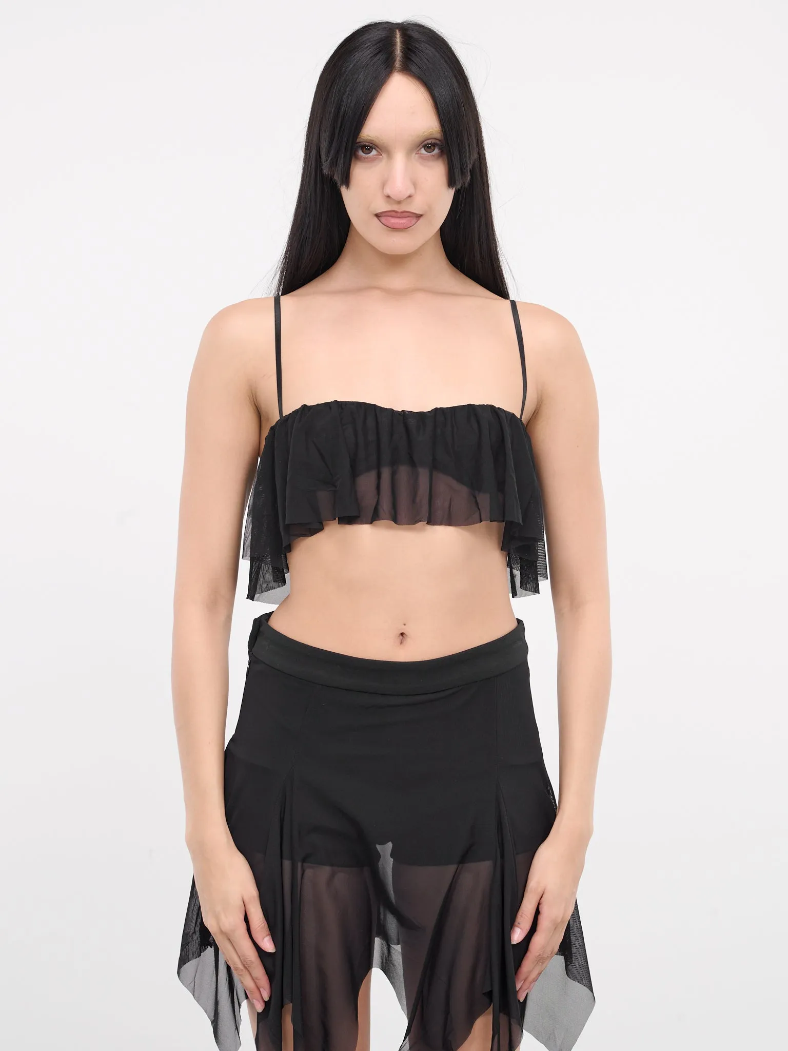 Draped Bra Top (BR-03BK-BLACK)