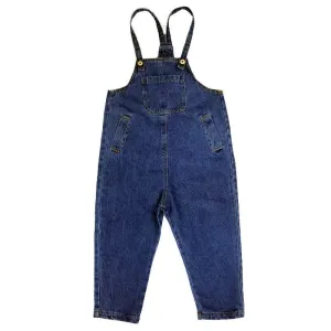 Farming Style Denim Jumpsuit