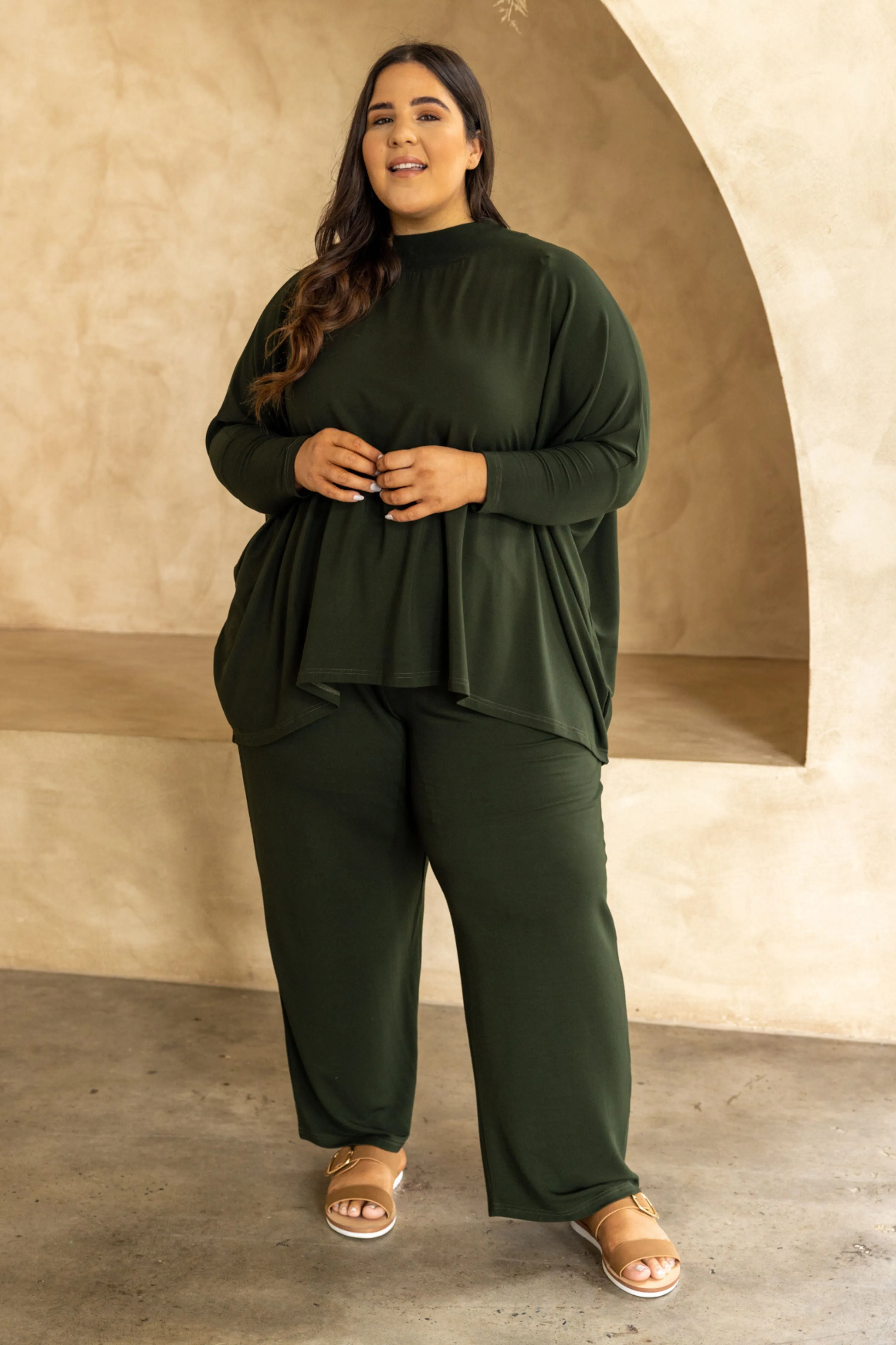 Freya Top | Pine | FINAL SALE