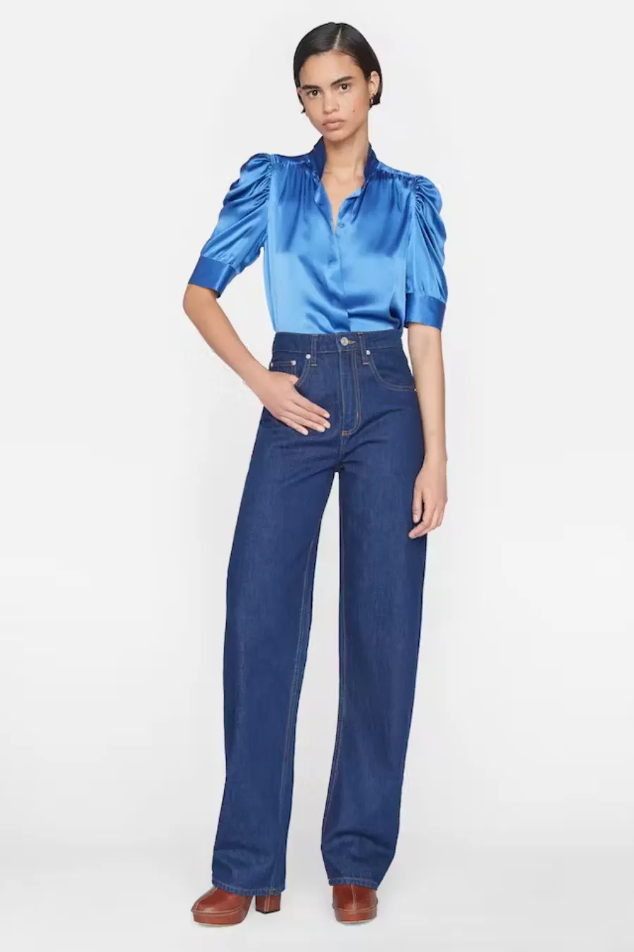 Gillian Top Slate Blue