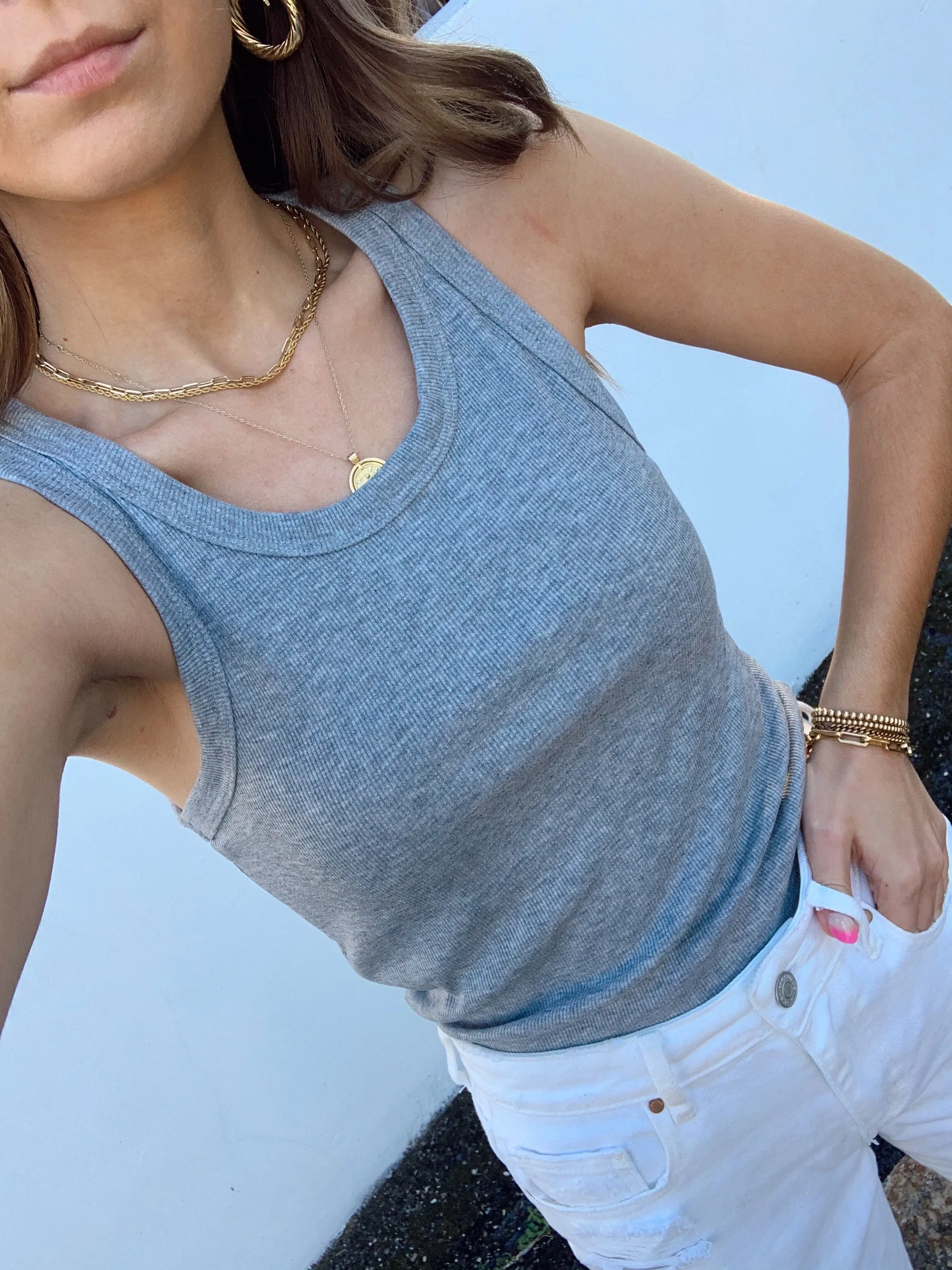 Go-To Grey Tank Top