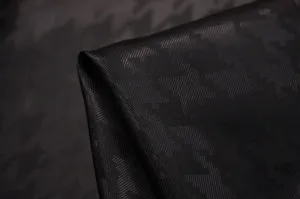Lin Houndstooth Black (150cm wide)