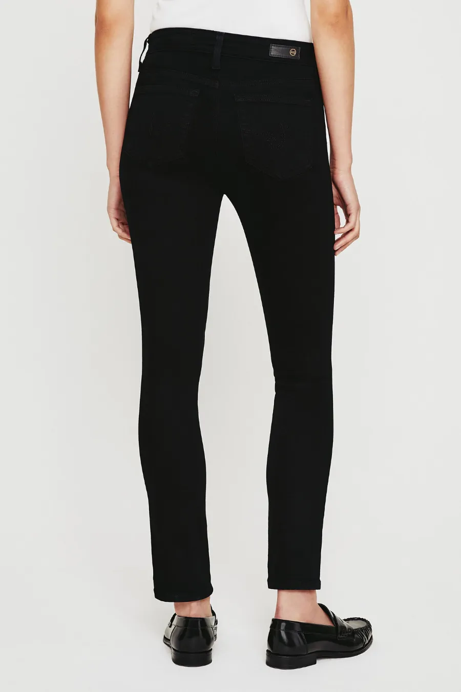 Mari High Rise Straight Opulent Black