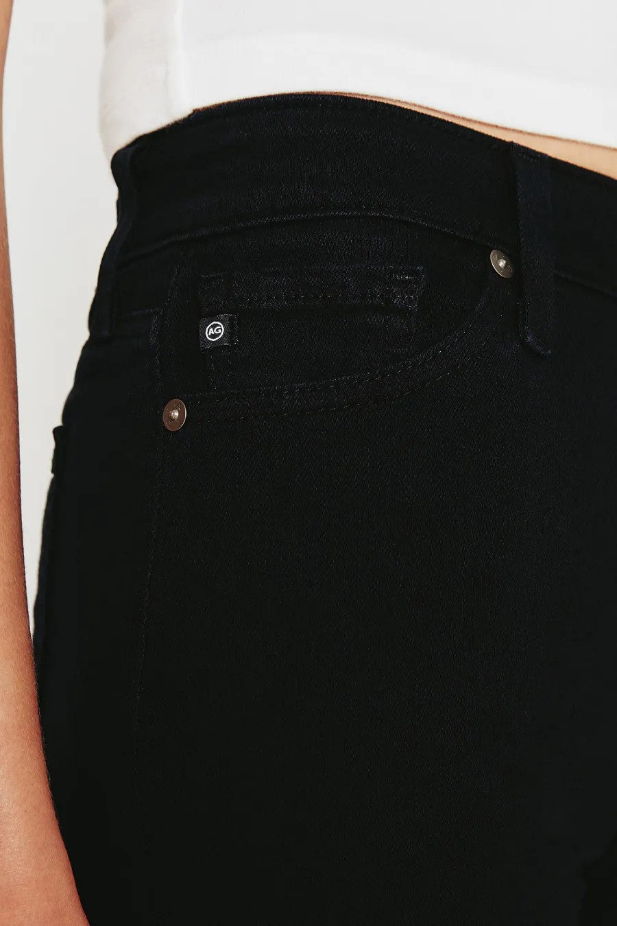 Mari High Rise Straight Opulent Black