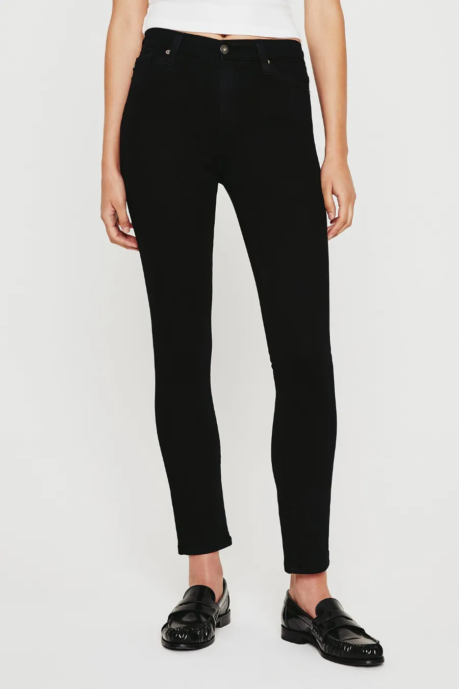 Mari High Rise Straight Opulent Black