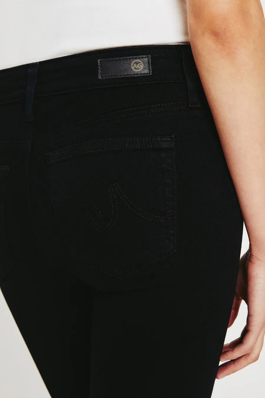 Mari High Rise Straight Opulent Black