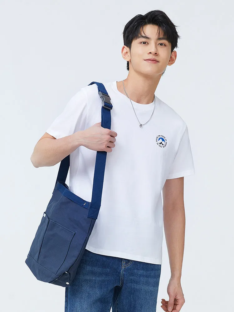 Men's 100% Cotton Jersey Round Neck Short Sleeves T-Shirt