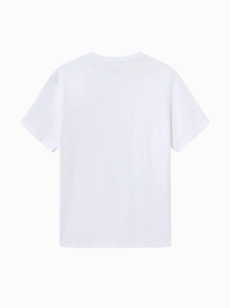 Men's 100% Cotton Jersey Round Neck Short Sleeves T-Shirt