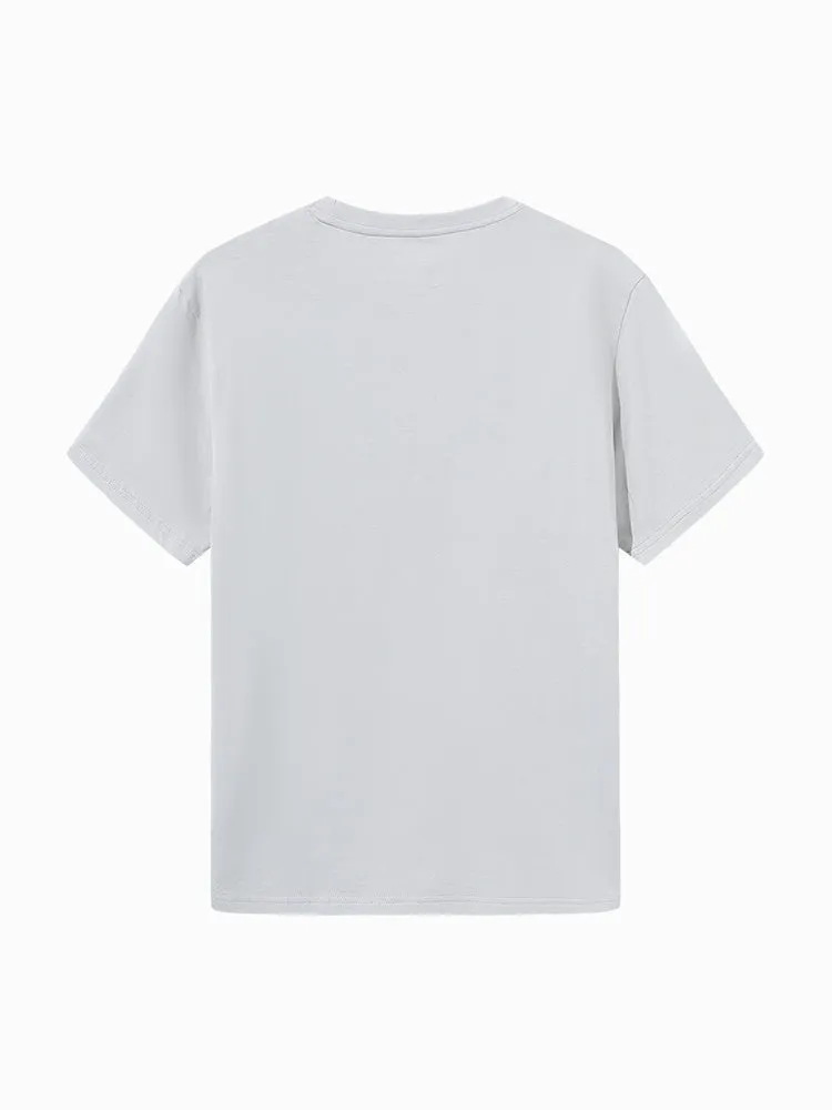 Men's 100% Cotton Jersey Round Neck Short Sleeves T-Shirt