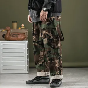 Military Style Camouflage Multi-pocket Overalls