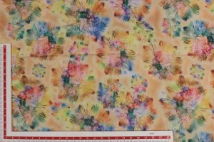 Multi Colour Floral Nylon Fabric