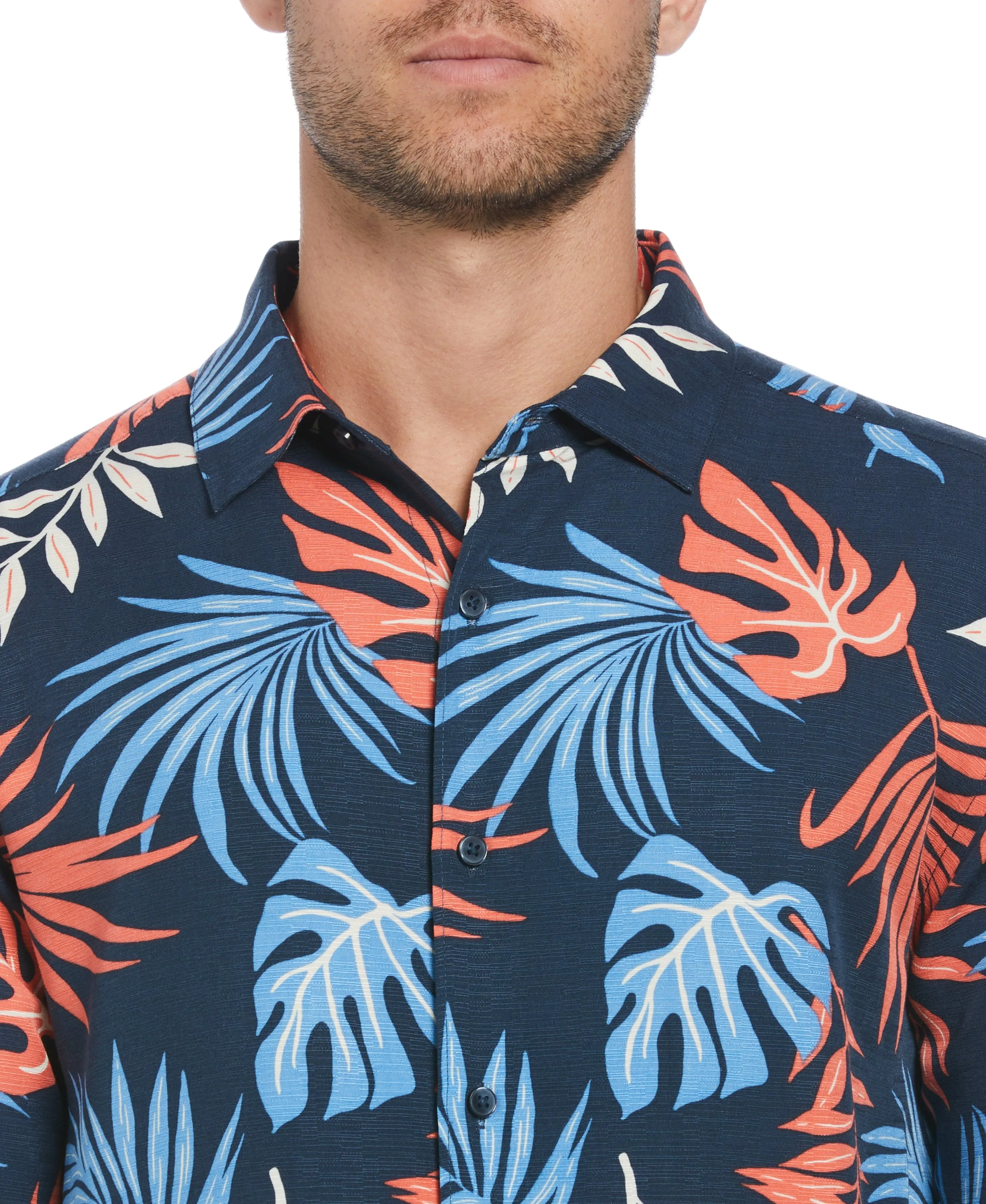 Multicolor Leaf Print Shirt