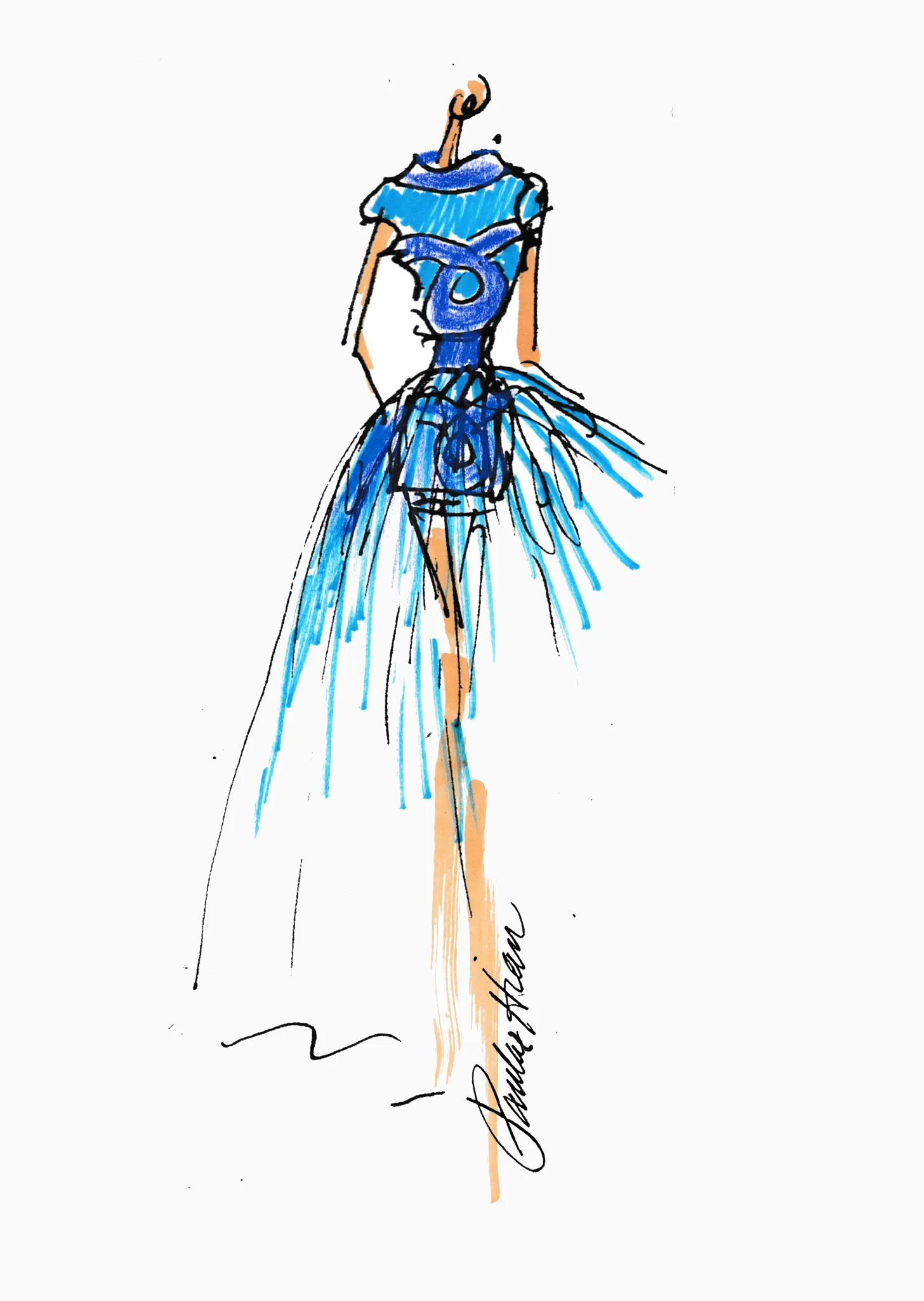 Nadia - Two-Piece Tulle Skirt Dress