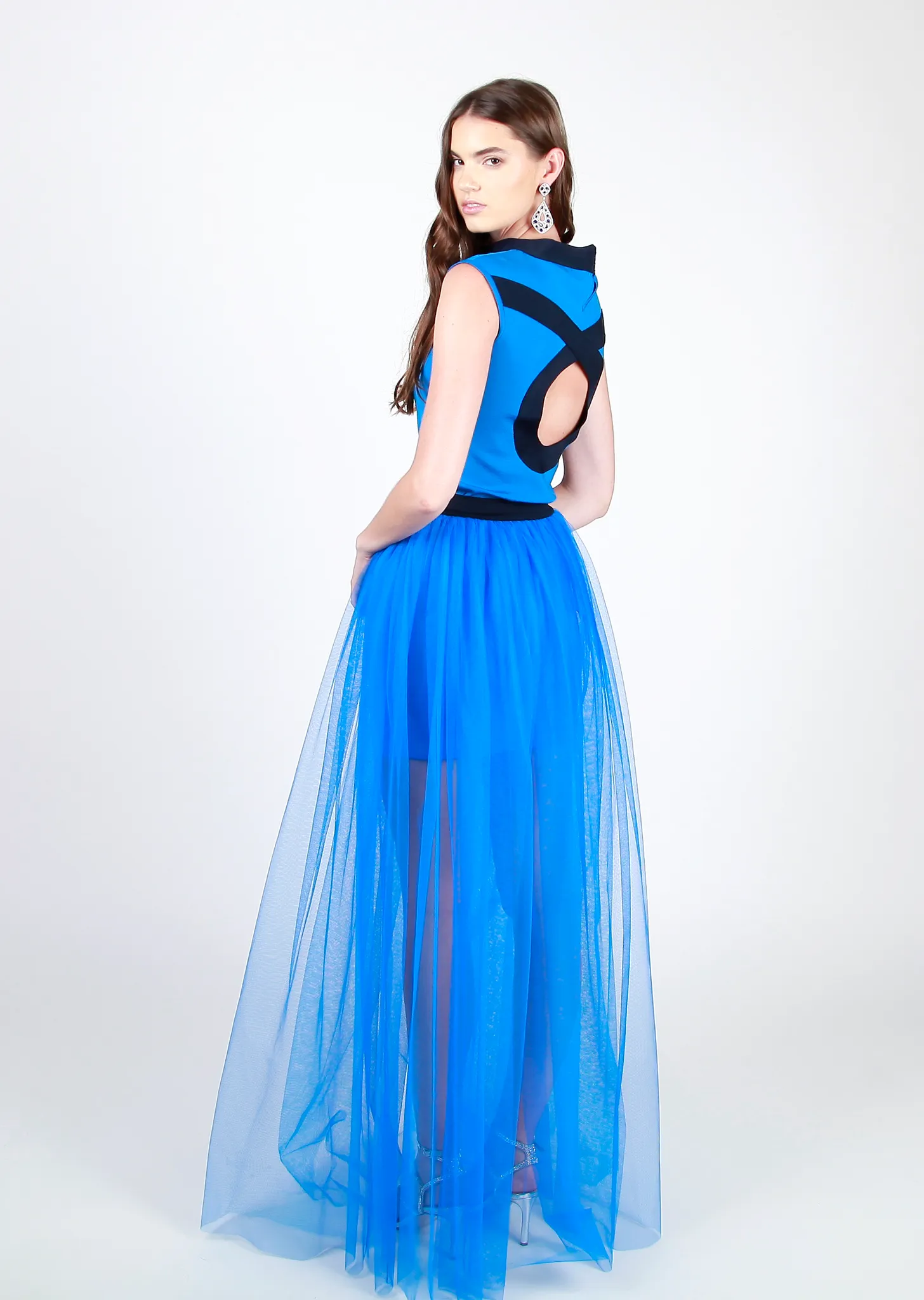 Nadia - Two-Piece Tulle Skirt Dress
