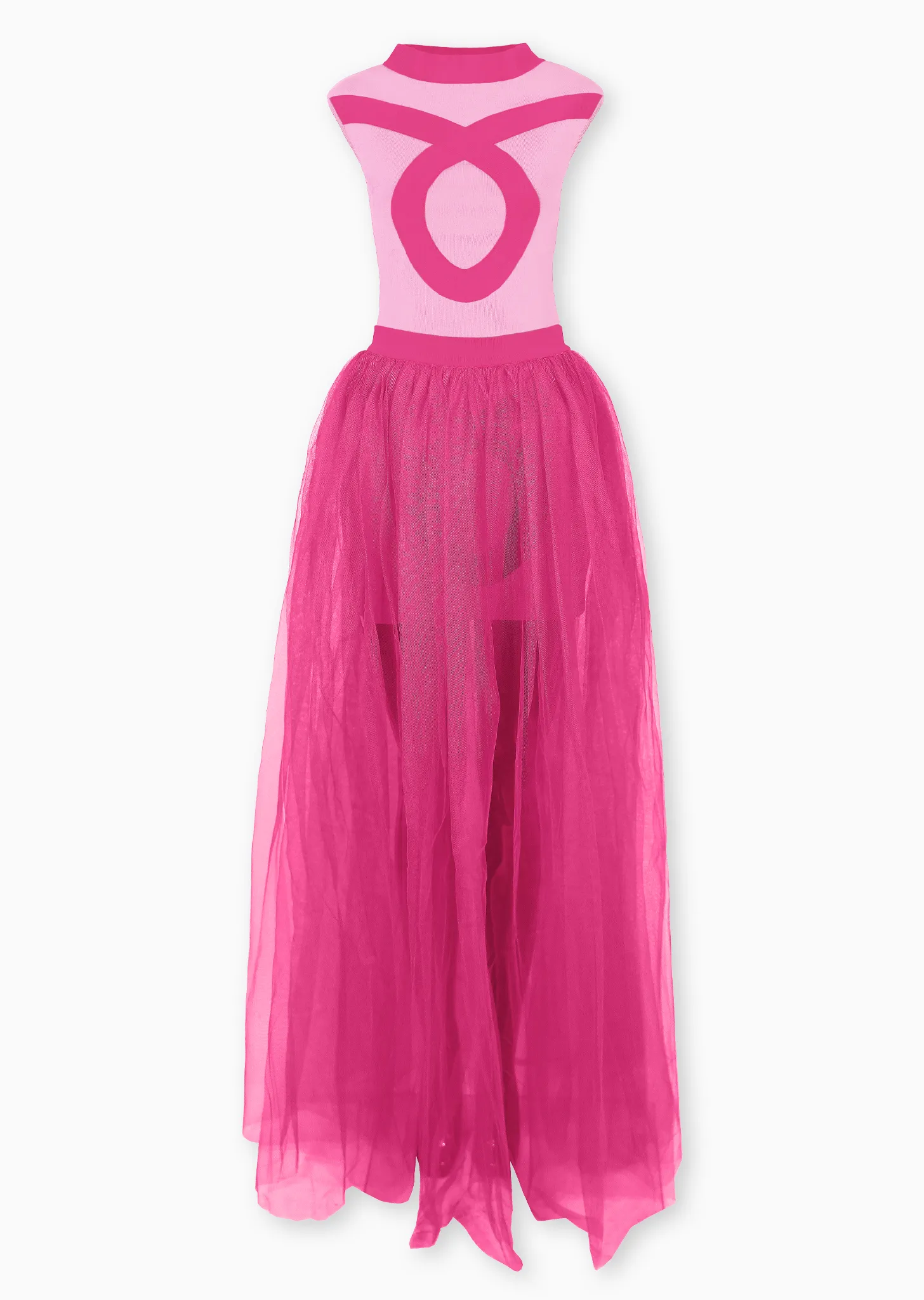 Nadia - Two-Piece Tulle Skirt Dress