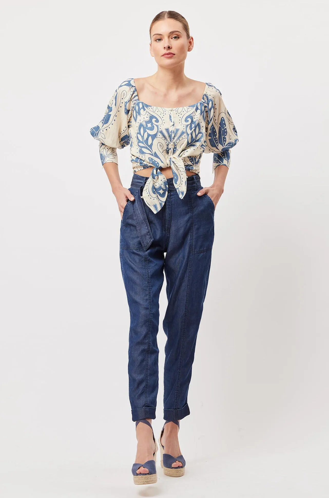 Once Was - Templo Off The Shoulder Top