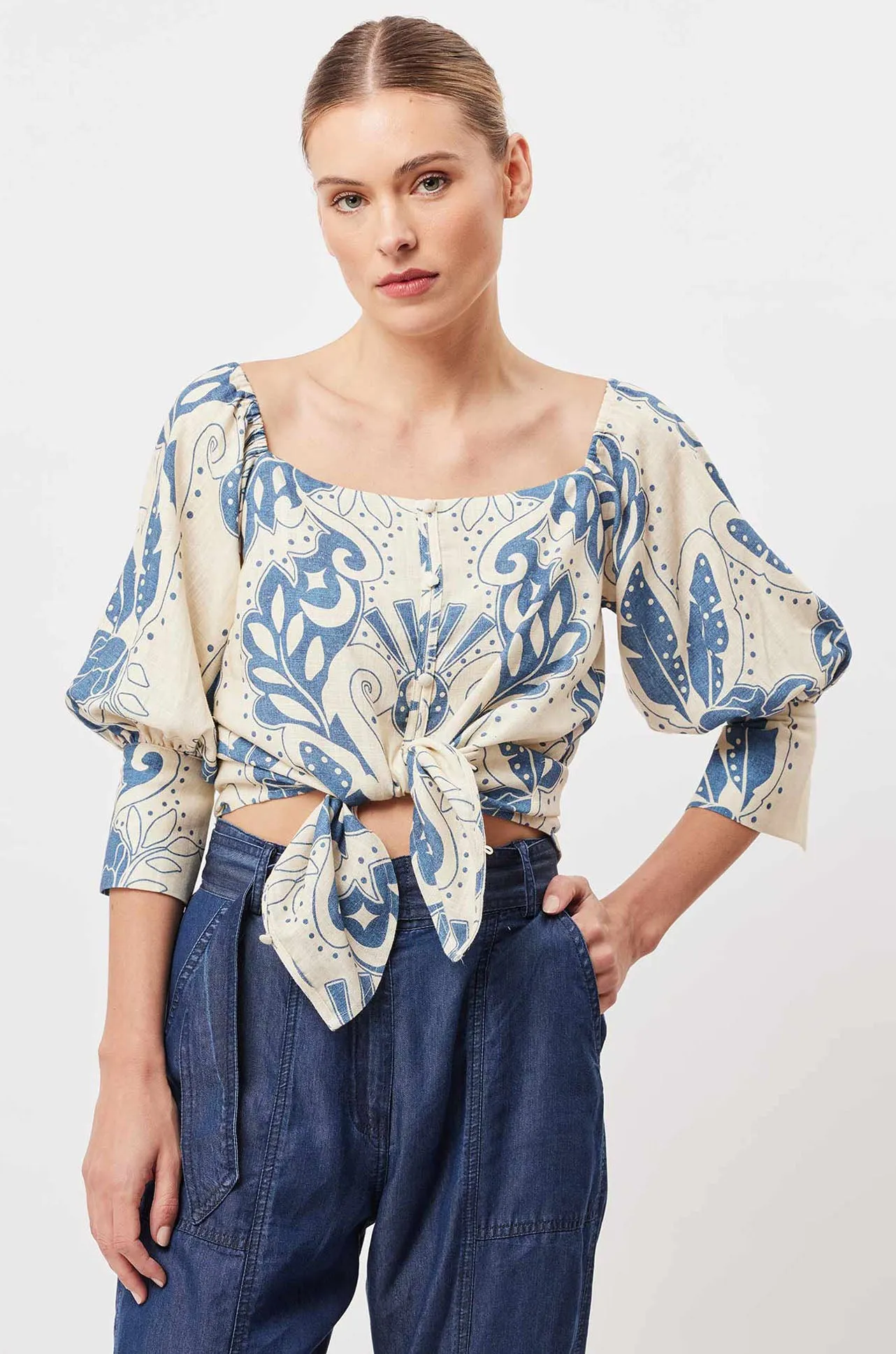 Once Was - Templo Off The Shoulder Top