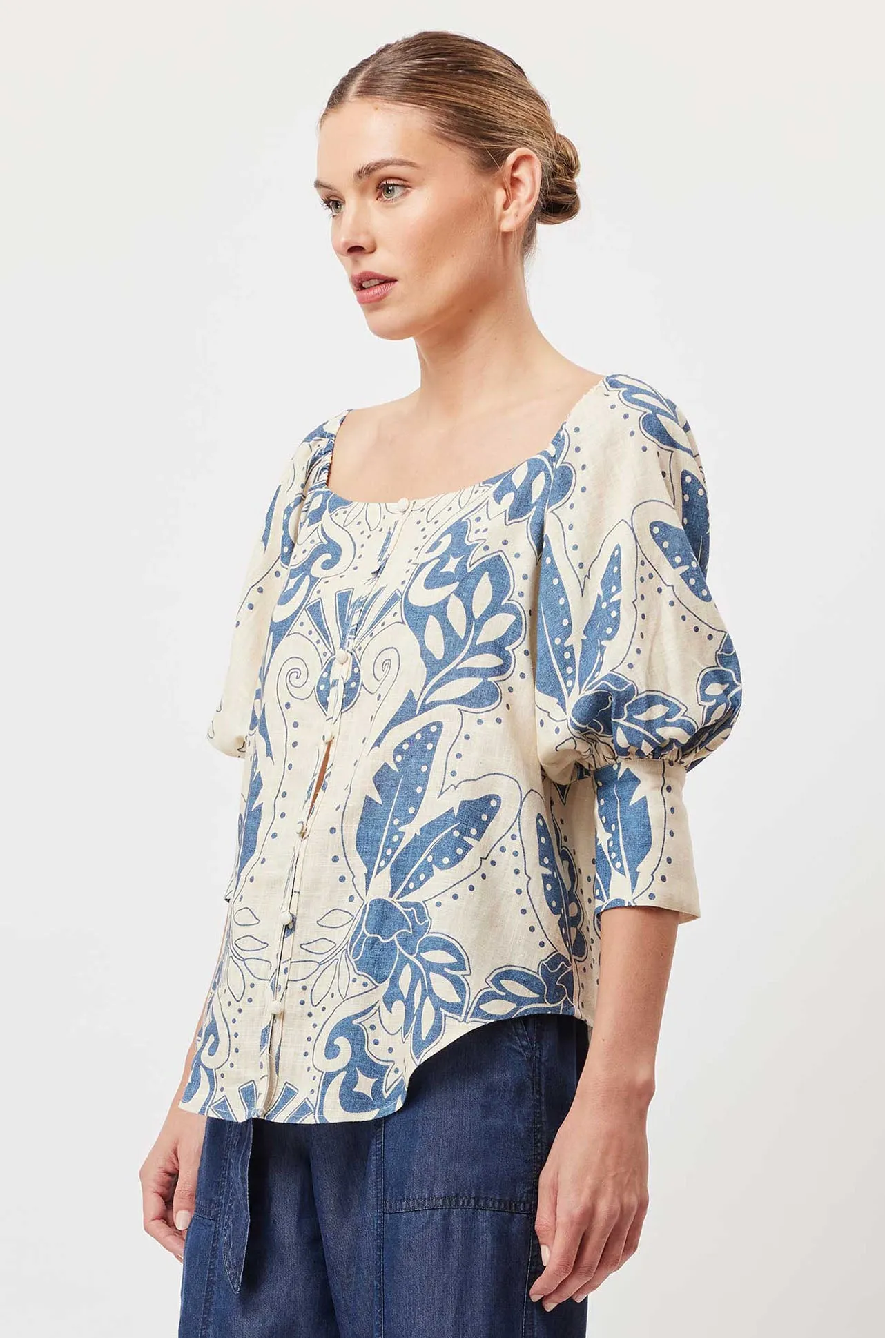 Once Was - Templo Off The Shoulder Top