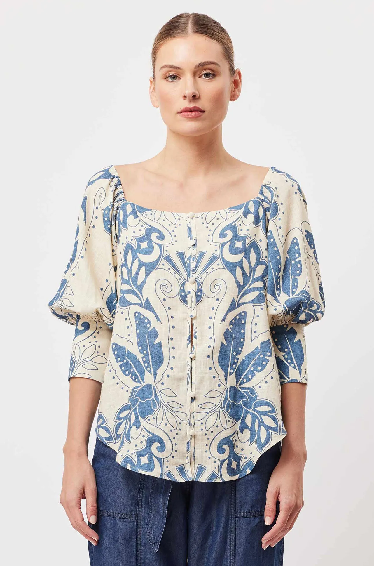 Once Was - Templo Off The Shoulder Top