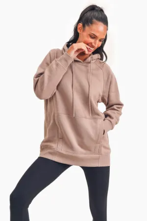 Oversized Hoodie Pullover(Toast)