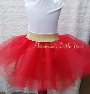Red Luxury Tutu Skirt