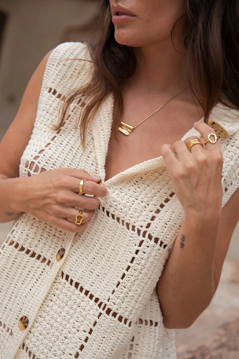 RUSTIC LANE NECKLACE - GOLD