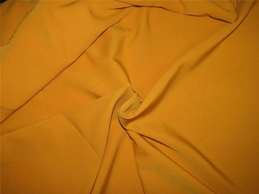 Scuba Crepe Stretch Jersey Knit Dress fabric 58&quot; fashion mustard B2 #85[4][8739]