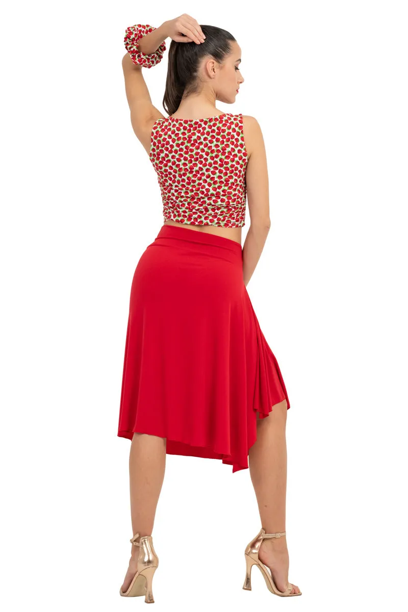 Skirt With Side Draping