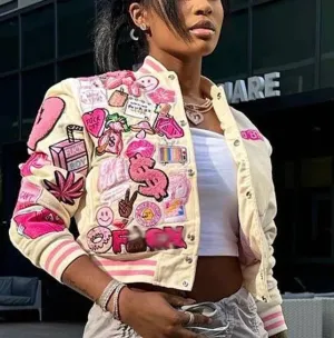 So Chic Beauty - Burn Book Varsity Jacket