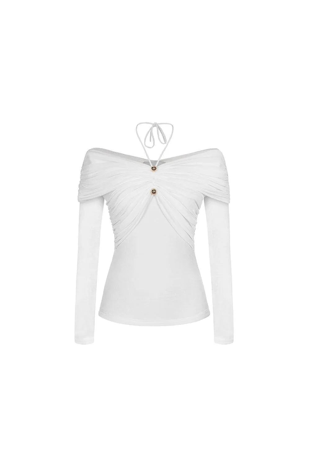 Son Bodycon Long Sleeved Knitted Fabric Top