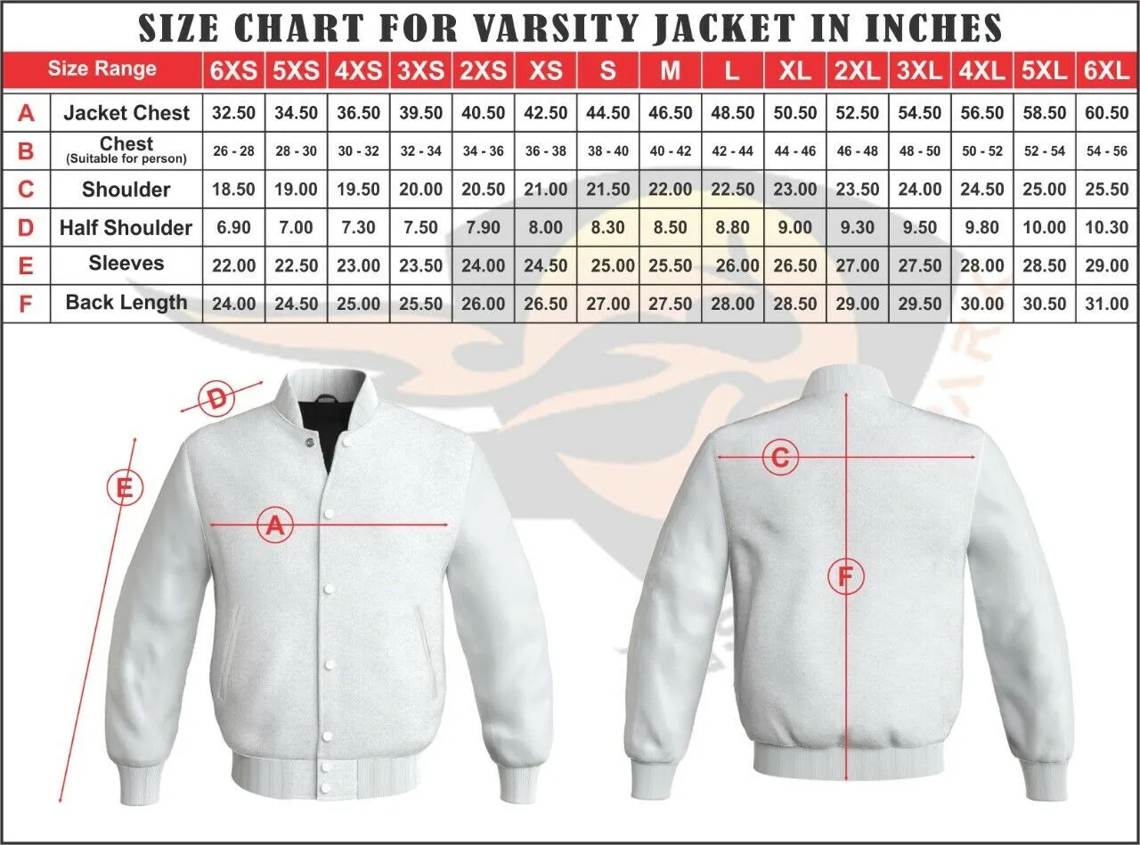 Spine Spark Full Black Wool Leather Varsity Bomber Jacket