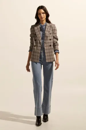 spurt jacket - Mousse check