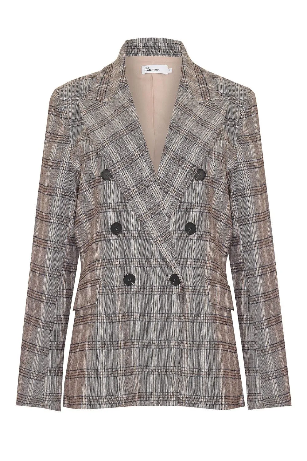 spurt jacket - Mousse check