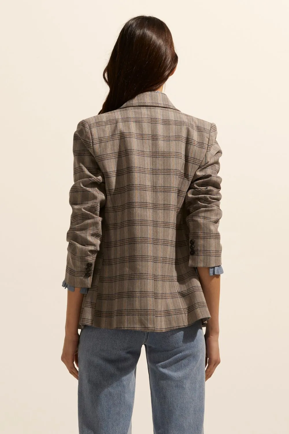 spurt jacket - Mousse check
