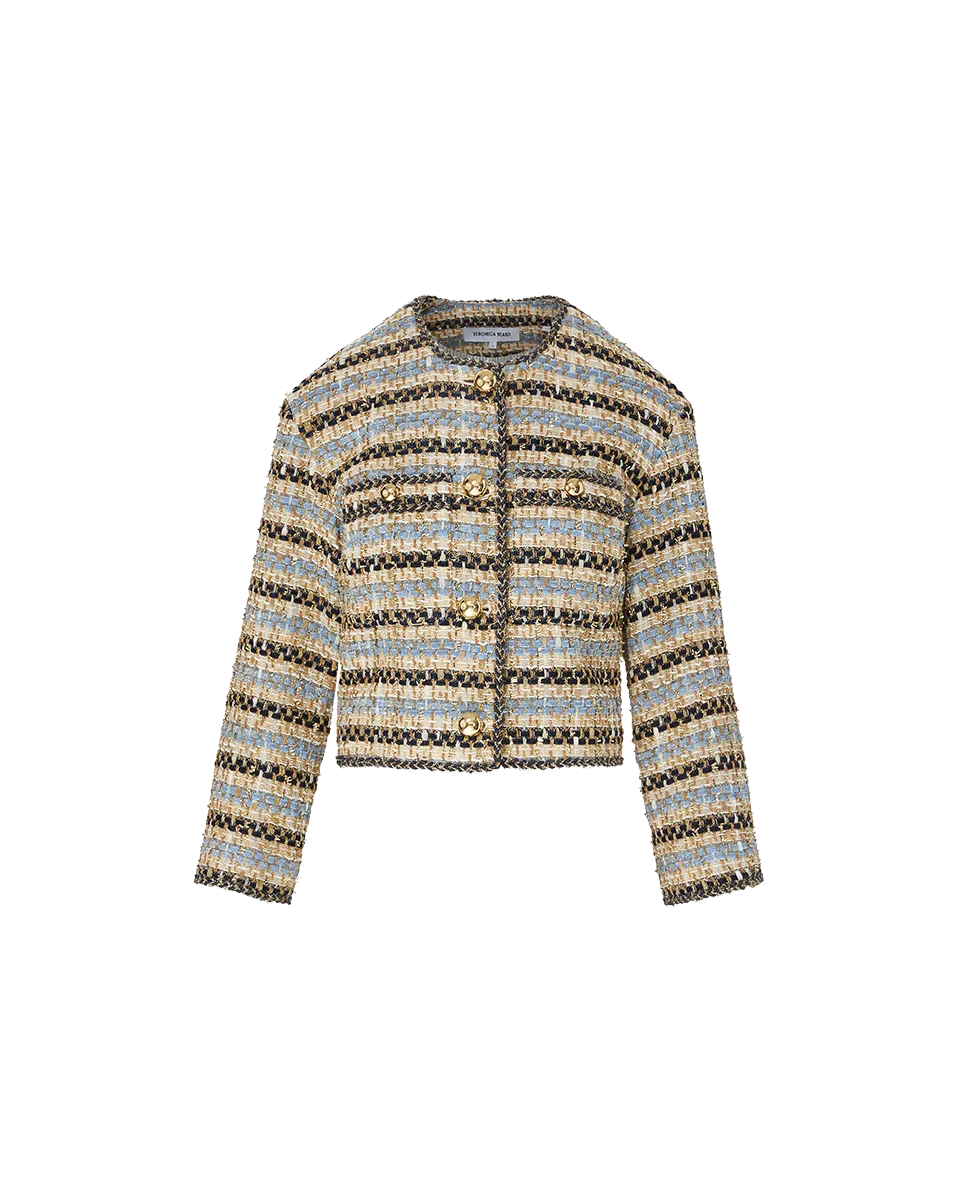 Sumira Metallic Tweed Jacket