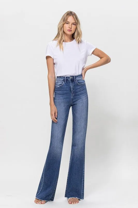 Super High Waisted Flare Jeans