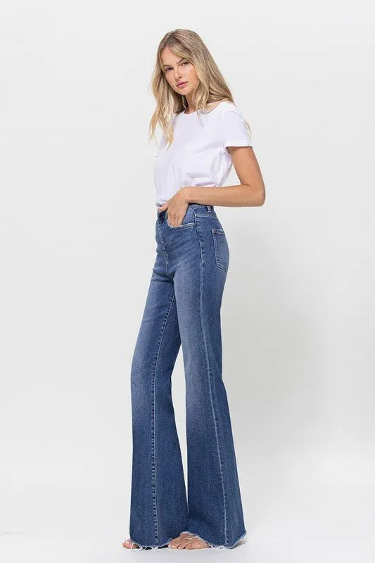 Super High Waisted Flare Jeans